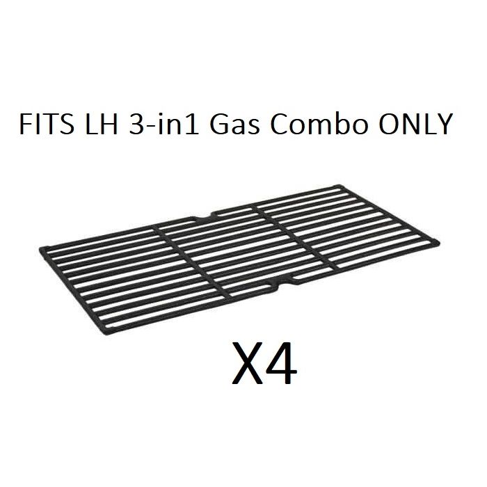 Replacement cooking grates for Longhorn 3 in 1 Combo Grill - Charbroil 1767150 (Set of 4)