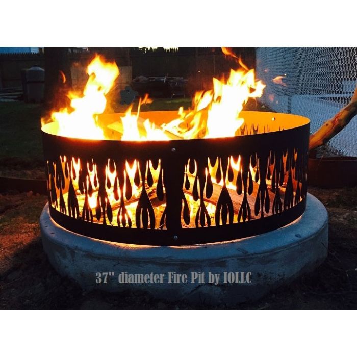 Fire Pits Metal Firepit Pit, Ohio Flame Fire Pit
