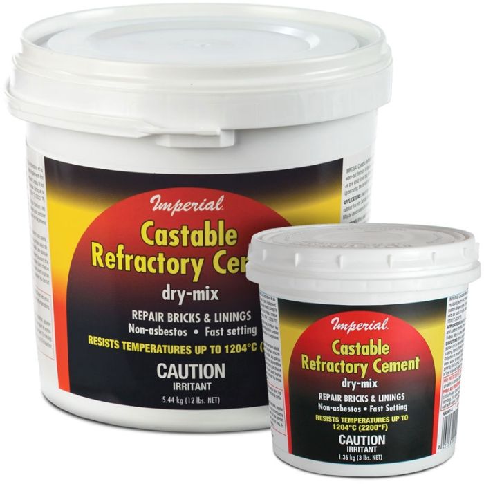12 lb Castable Refractory Clay - Imperial Brand