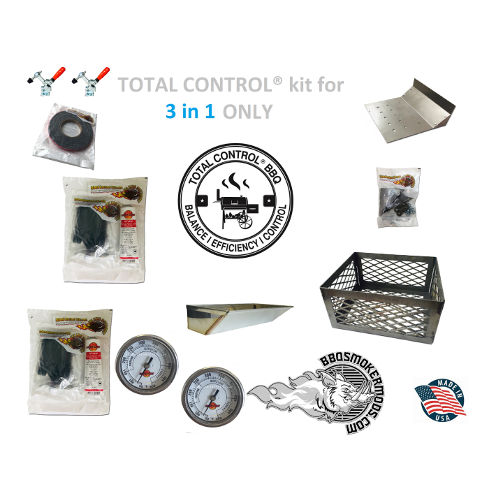 Total Control® Complete Mod Kit for Oklahoma Joe 3 in 1 LONGHORN (3-in-1 ONLY) 
